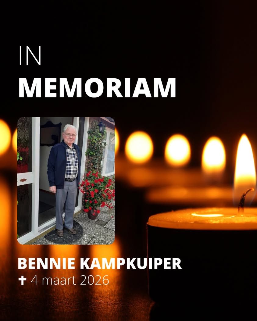 In memoriam: Bennie Kampkuiper Onlangs bereikte ons het droevige bericht dat Bennie Kampkuiper...