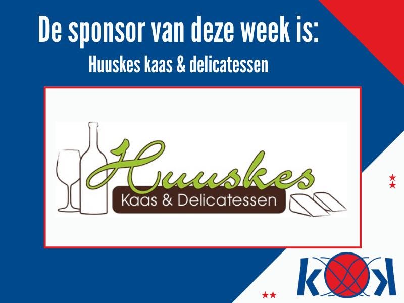 Sponsor van de week V.V. Krekkers Deze week is onze sponsor van de week Huuskes Kaas & Delicatessen!