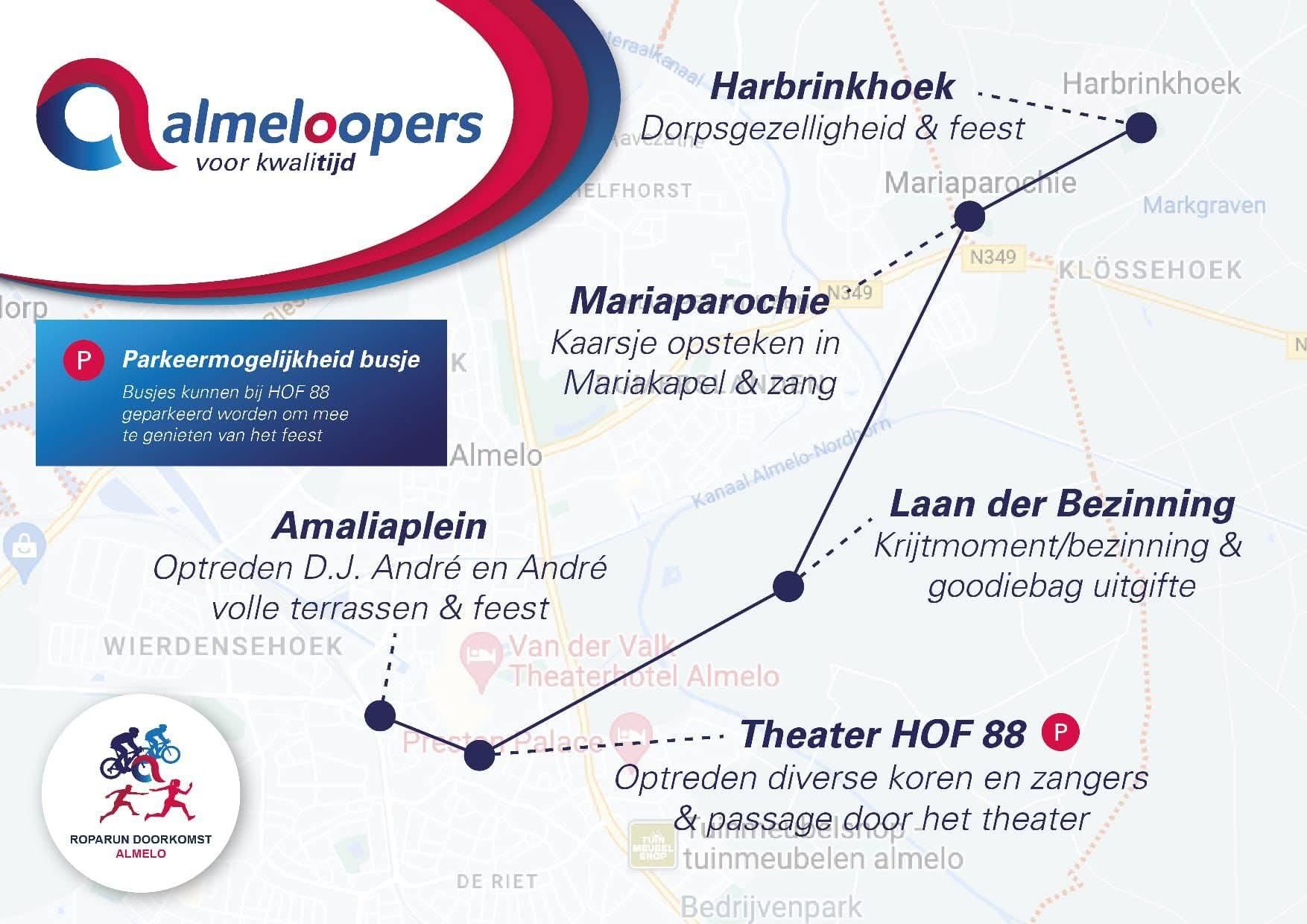 doorkomst Harbrinkhoek-Mariaparochie-Almelo. Zaterdagavond vanaf circa 22.00 uur!