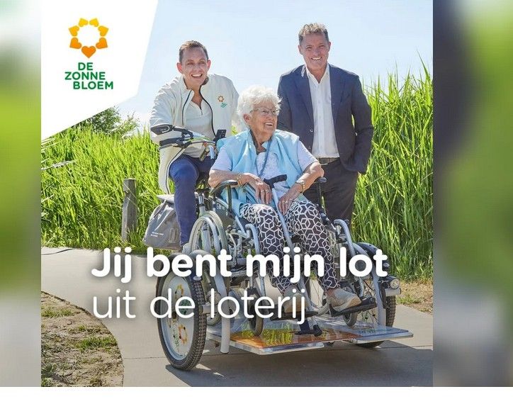 Steun de Stichting Zonnebloem! Koop de loten van de Zonnebloemloterij.