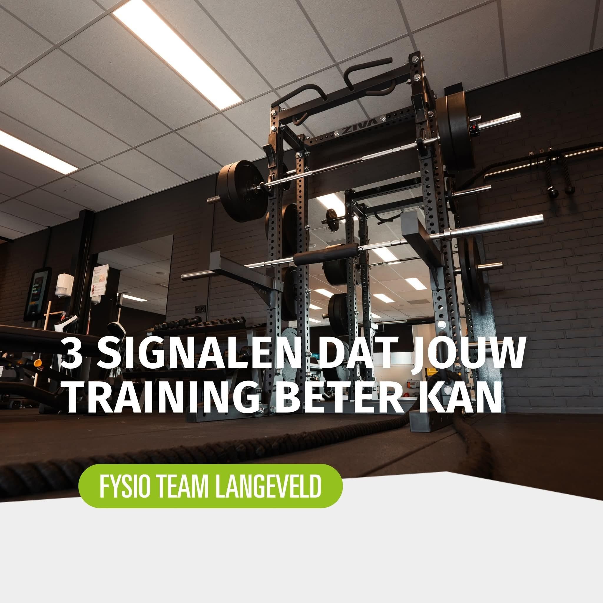 Haal meer uit je training bij Fysio Team Langeveld