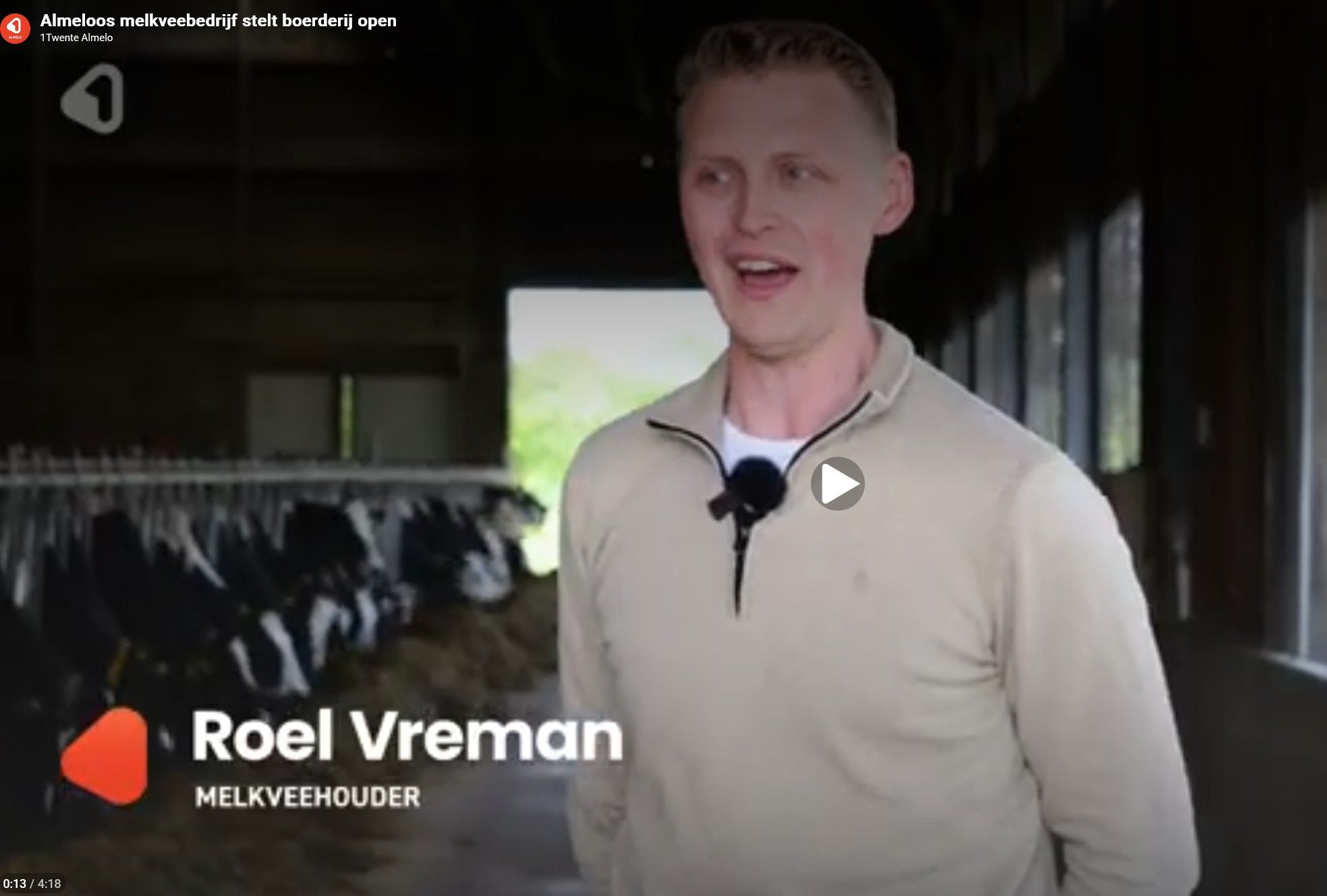 Tweede Pinksterdag, 25 mei, open boerderijdag bij de melkveehouderij van de fam. Vreman in de Gravenallee