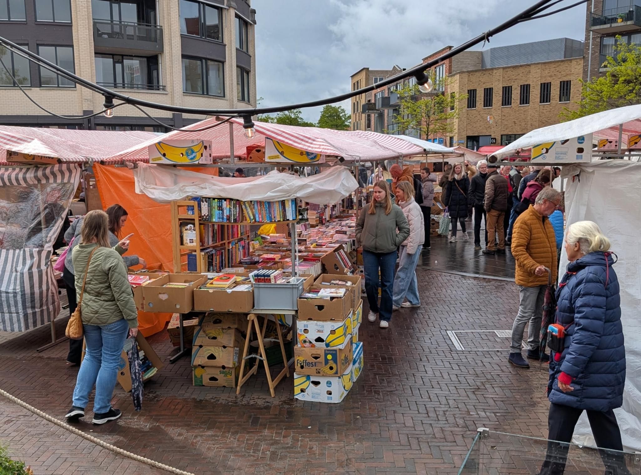 Zonnetje op de boekenmarkt en de zwanen dauwtrappen ook 😃