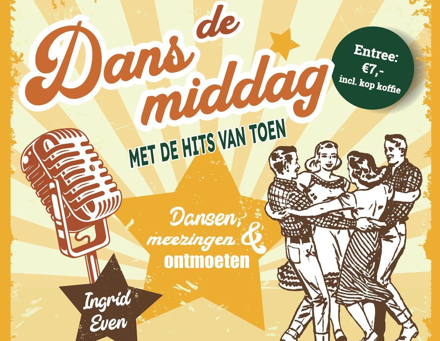 Donderdag 28 mei gezellige dansmiddag met de hits van toen bij Hof van Tubbergen